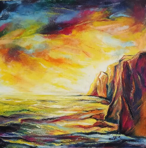 Côte normande 2 Olga Schrufer-Kozlova