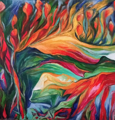 En mouvement di Olga Schrufer-Kozlova, Pittura in vendita su Singulart