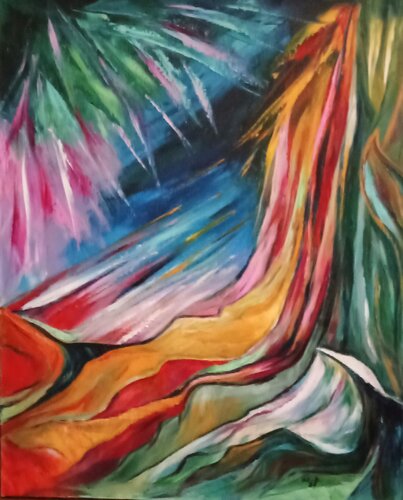 Eclat II di Olga Schrufer-Kozlova, Pittura in vendita su Singulart