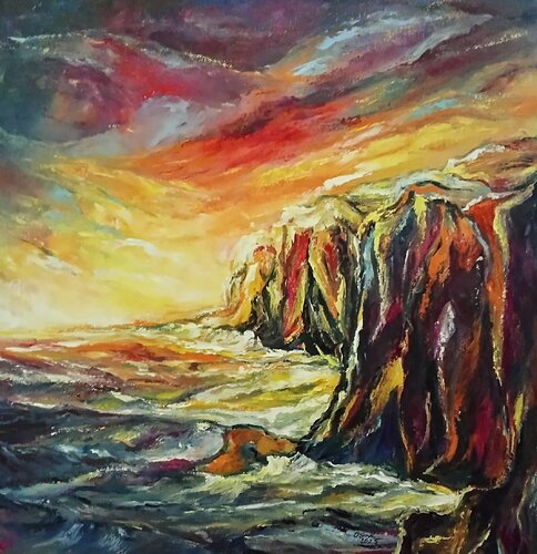 Côte normande 3 di Olga Schrufer-Kozlova, Pittura in vendita su Singulart