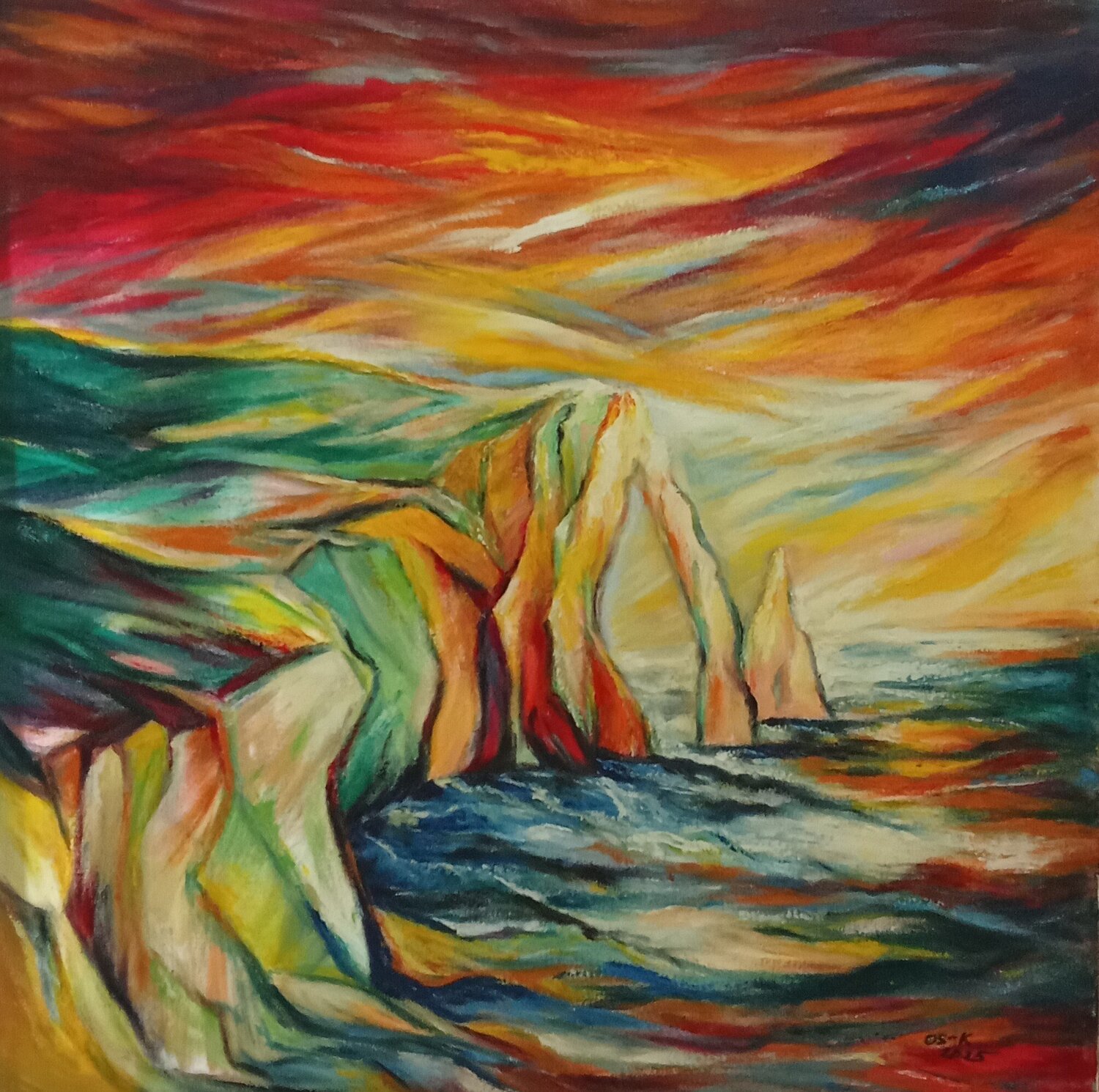 Falaises d' Etretat Olga Schrufer-Kozlova
