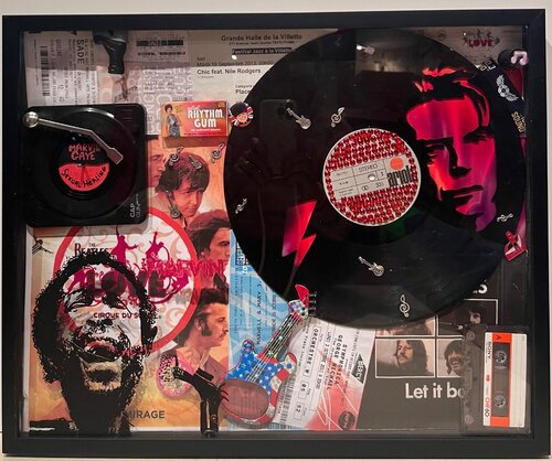 I love Marvin Gaye  - Œuvre unique von RAPH, Malerei kaufen auf Singulart