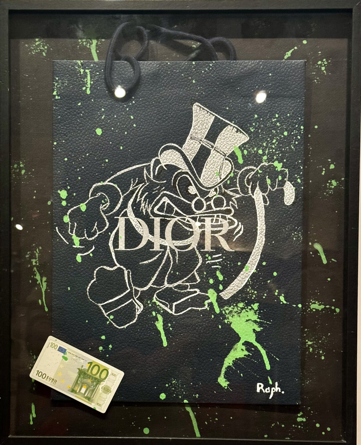 Picsou: "non ce n'est pas un sac Gucci ! "    piece unique RAPH