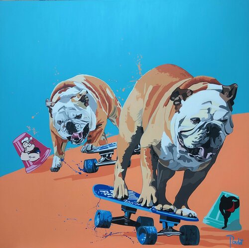 SERIE BULLGOGS ANGLAIS " SQUATDOGS  " François Poulat