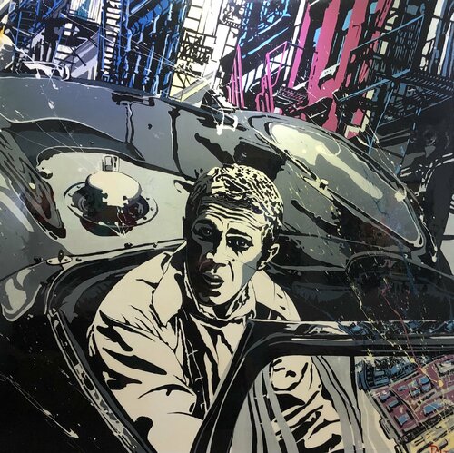 HOMMAGE A STEVE MAC QUEEN di François Poulat, Pittura in vendita su Singulart