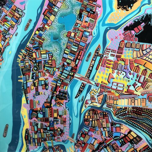 NEW YORK di François Poulat, Pittura in vendita su Singulart