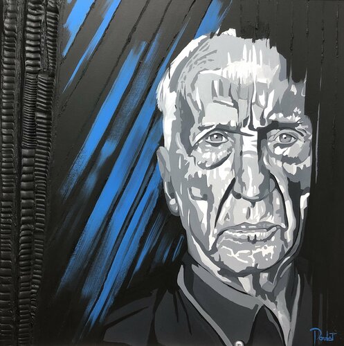 HOMMAGE A Pierre Soulages par François Poulat, Peinture en vente sur Singulart
