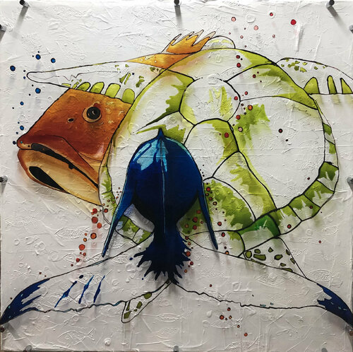 OCEANS by François Poulat, 油畫 for Sale on Singulart