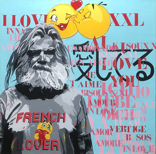 FRENCH LOVER de François Poulat, Pintura a la venta en Singulart
