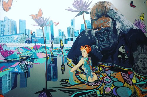 KING KONG " Baignade à SYNGAPUR " François Poulat