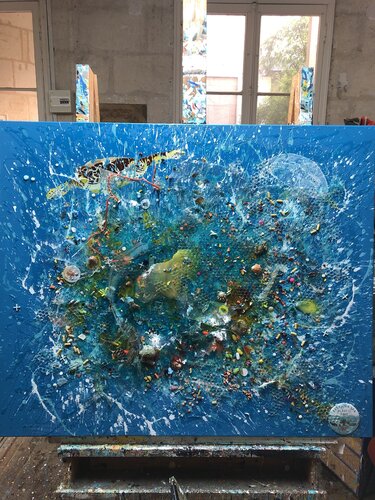 7 émergents CONTINENT von François Poulat, Malerei kaufen auf Singulart