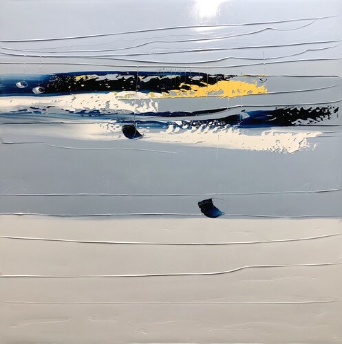 MARINE " BANC D'ARGUIN" by François Poulat, Painting for Sale on Singulart