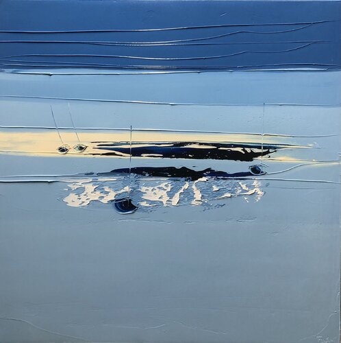 MARINE " BLUE" van François Poulat, Schilderij te koop op Singulart