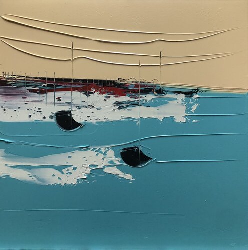 VENT DE SABLE di François Poulat, Pittura in vendita su Singulart