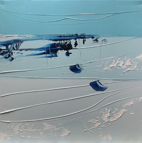 BLUE LAGOON di François Poulat, Pittura in vendita su Singulart