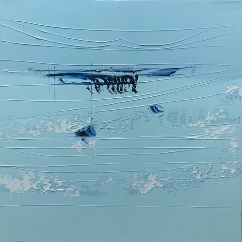 BASSIN D'ARCACHON " L'île aux oiseaux " de François Poulat, Pintura a la venta en Singulart