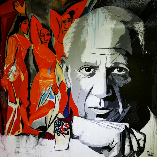 HOMMAGE A PICASSO " Les demoiselles d'Avignon" François Poulat