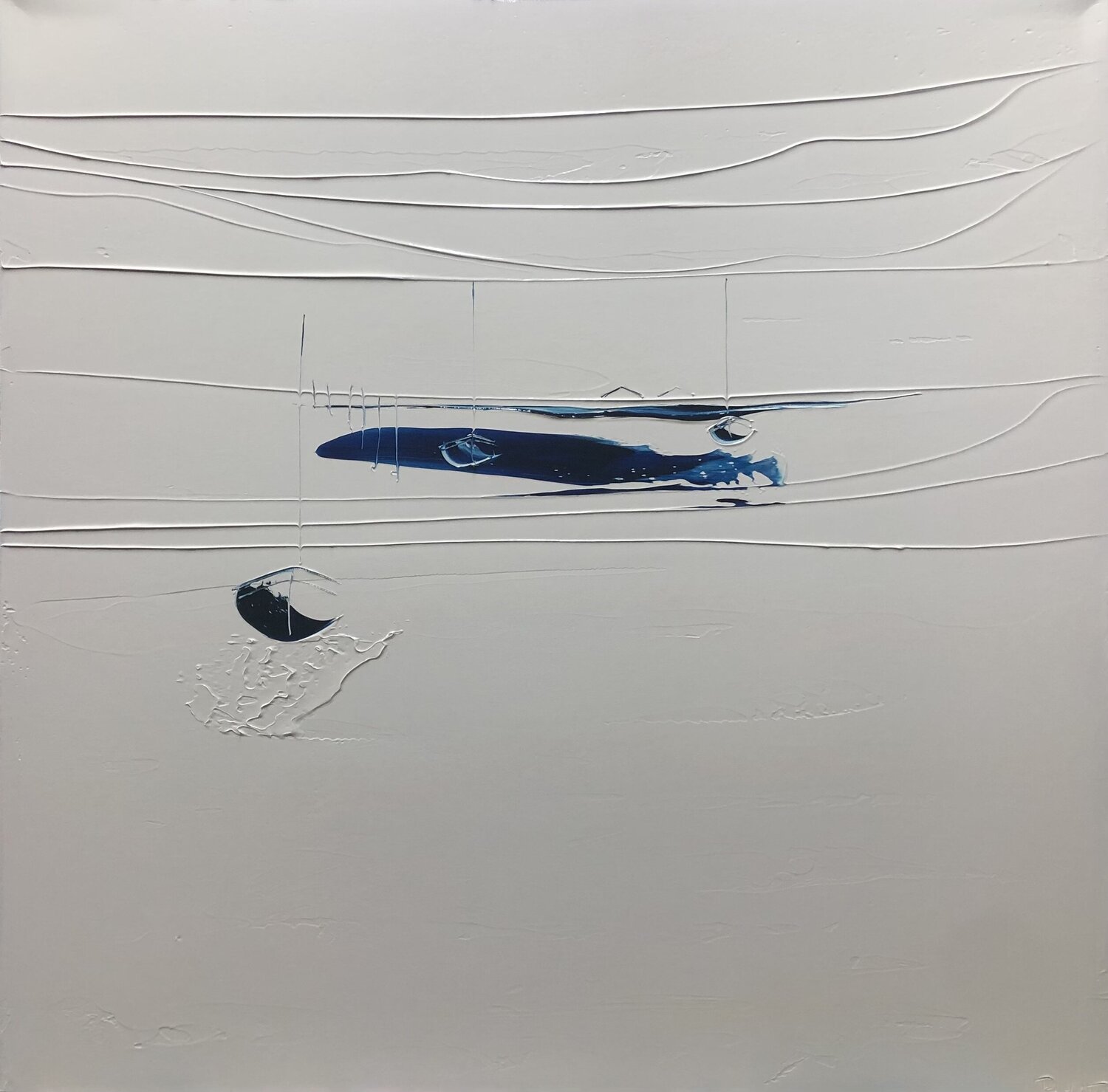 UN MATIN D'HIVER François Poulat Pintura original en venta