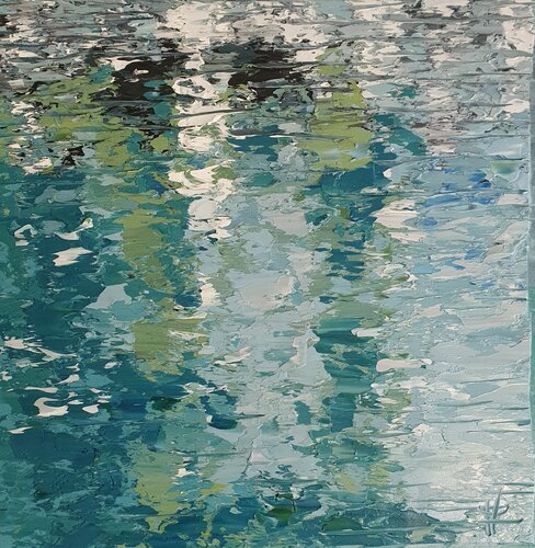 Lake water 2 van Emma Heffe, Schilderij te koop op Singulart