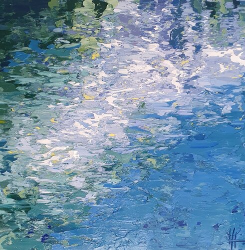 Lake water 3 by Emma Heffe, Painting for Sale on Singulart