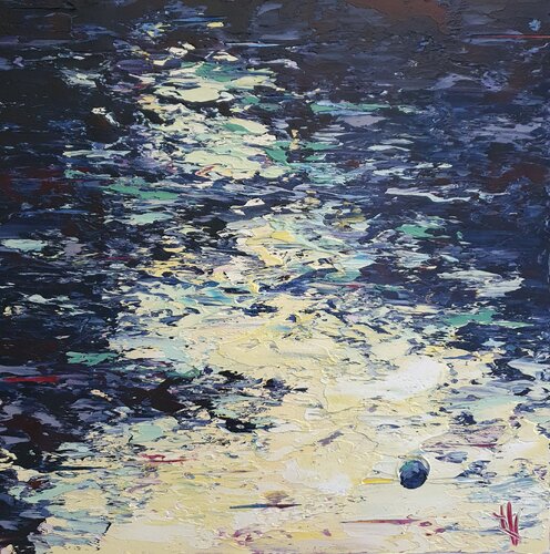 The silent bounce van Emma Heffe, Schilderij te koop op Singulart