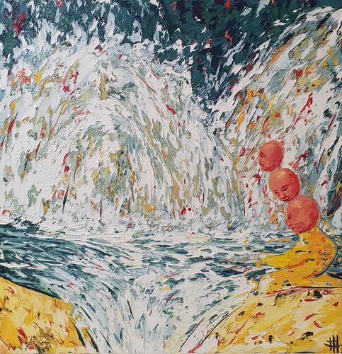 water of the unseen van Emma Heffe, Schilderij te koop op Singulart