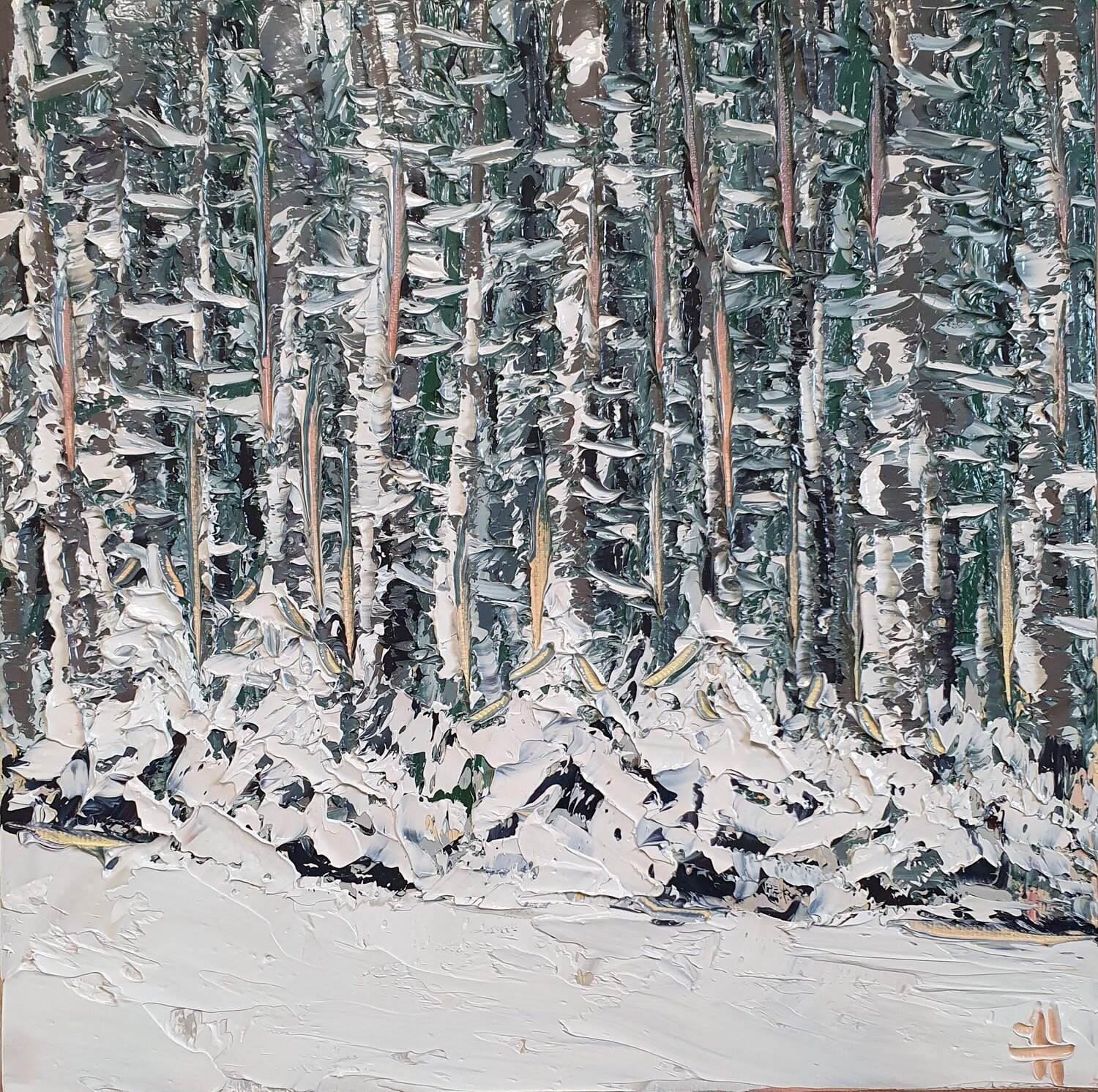 Winterscape forest 1/2025 Emma Heffe