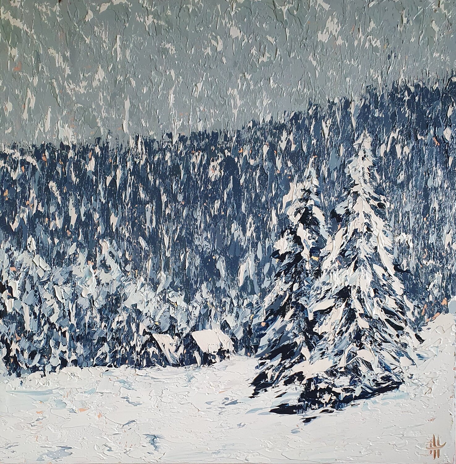 Winterscape forest 4/2025 Emma Heffe