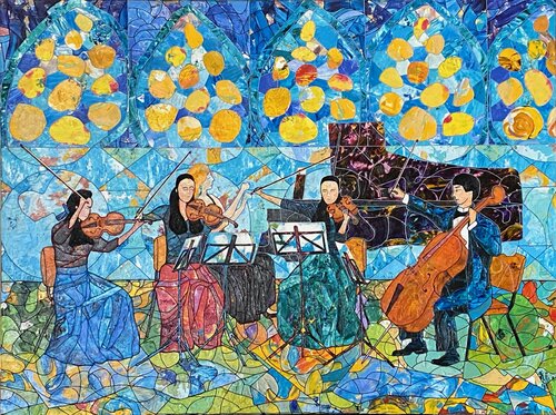 String Quartet von Ronald Hicks, Malerei kaufen auf Singulart