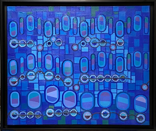 All Blues van Ronald Hicks, Schilderij te koop op Singulart