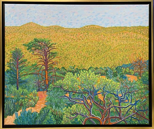 NM Jicarilla Ridge - Morning di Ronald Hicks, Pittura in vendita su Singulart
