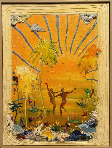 Dancers in Paradise by Ronald Hicks, Painting for Sale on Singulart