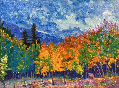 NM Autumn in Questa von Ronald Hicks, Malerei kaufen auf Singulart