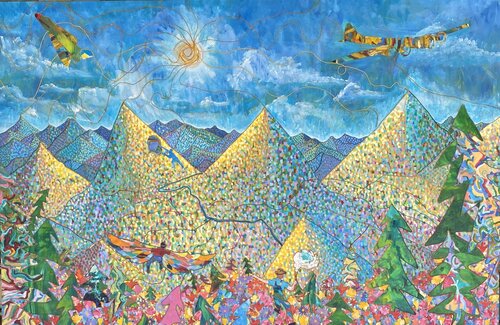 Valley of the Gods van Ronald Hicks, Schilderij te koop op Singulart