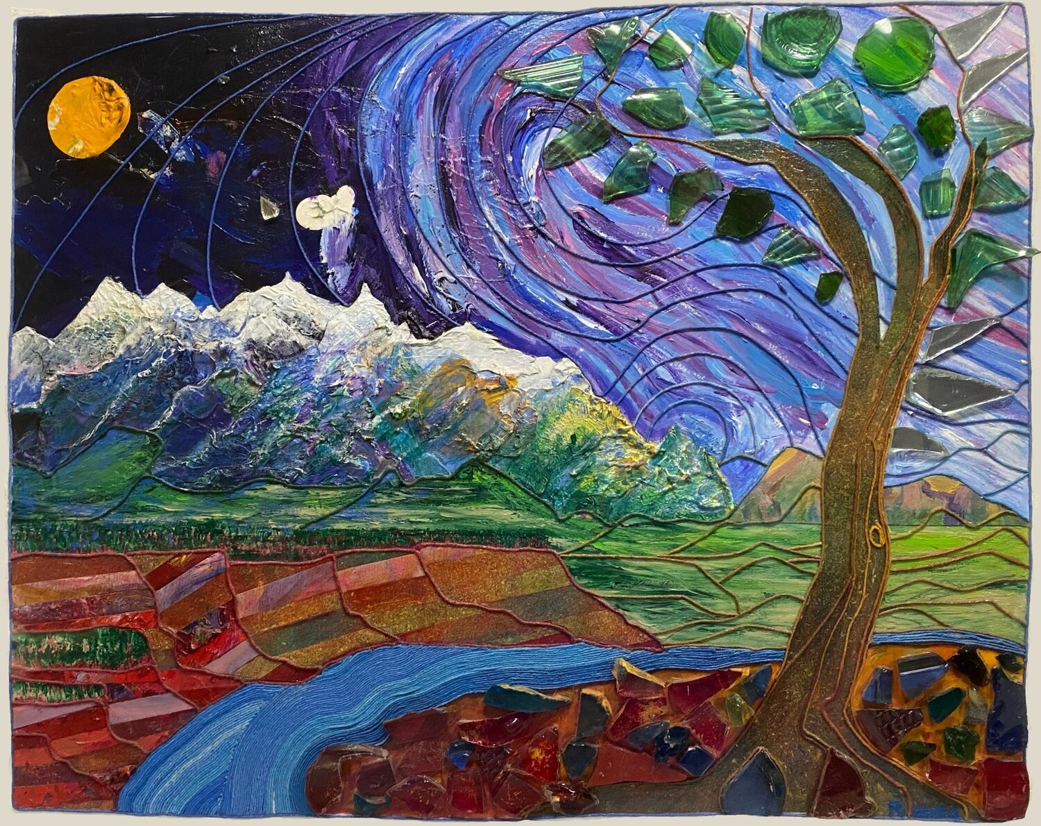 Moonrise Over Glass Canyon Ronald Hicks