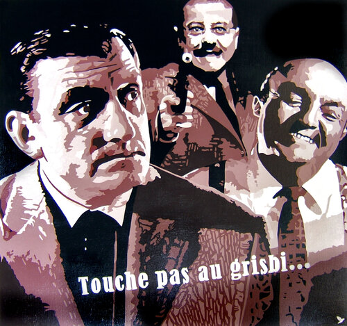 LES TONTONS FLINGUEURS de Adolphe BARBONI, Pintura a la venta en Singulart