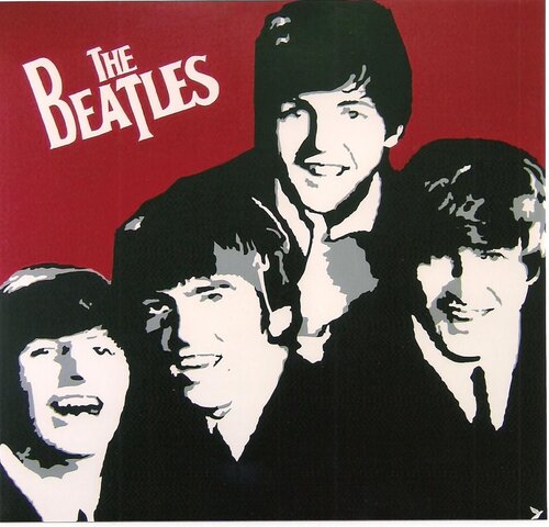 "  THE BEATLES  " van Adolphe BARBONI, Schilderij te koop op Singulart
