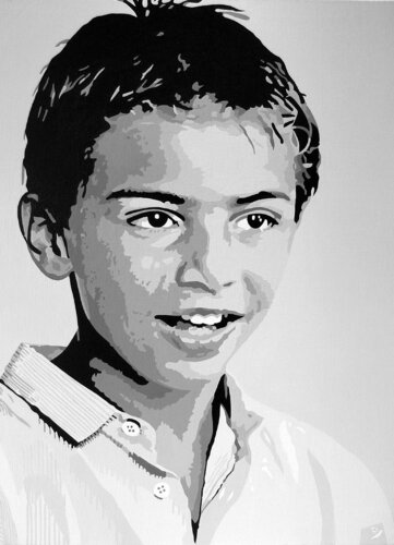 Portrait Pop Art van Adolphe BARBONI, Schilderij te koop op Singulart