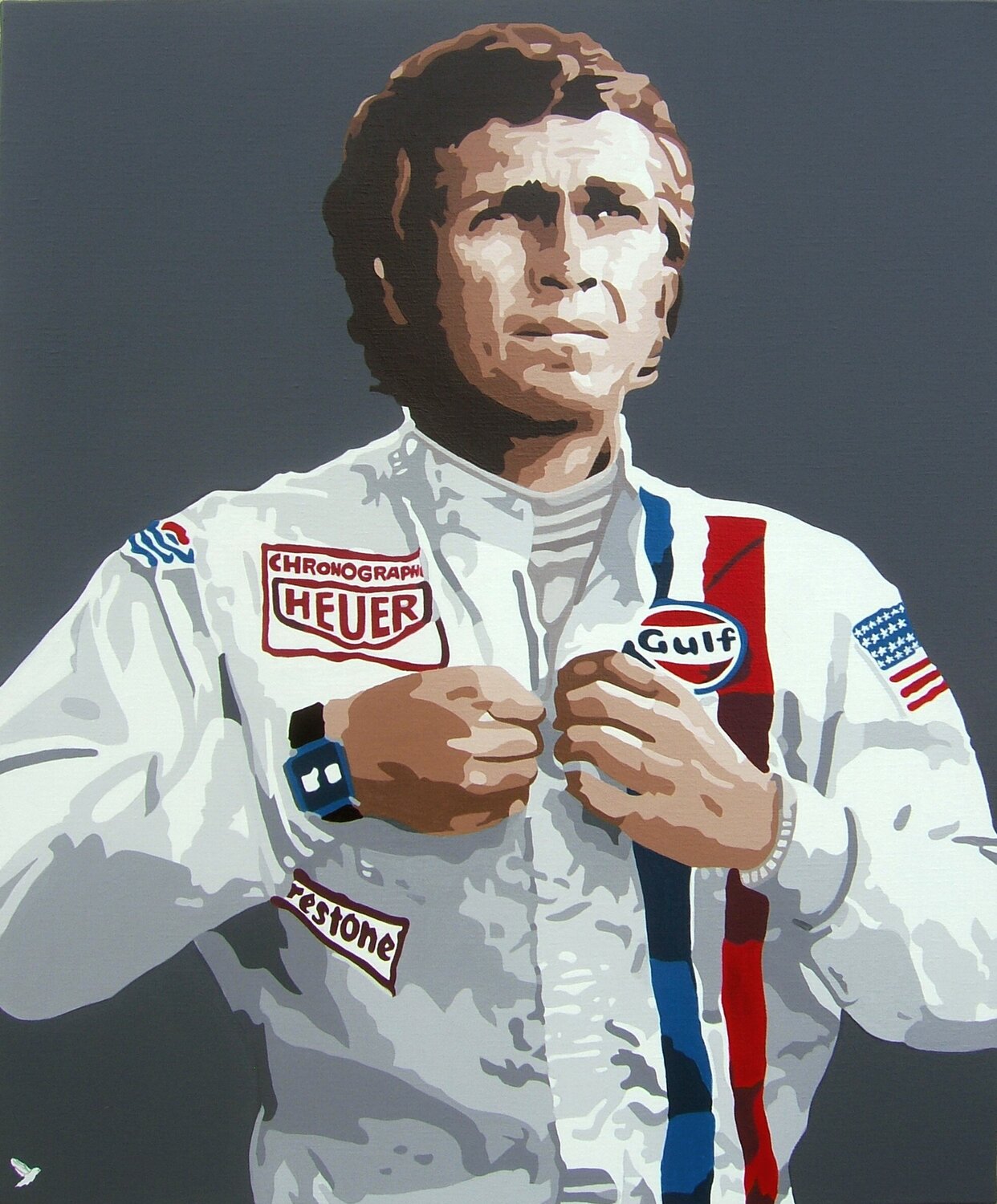 STEVE MCQUEEN " LE MANS " Adolphe BARBONI