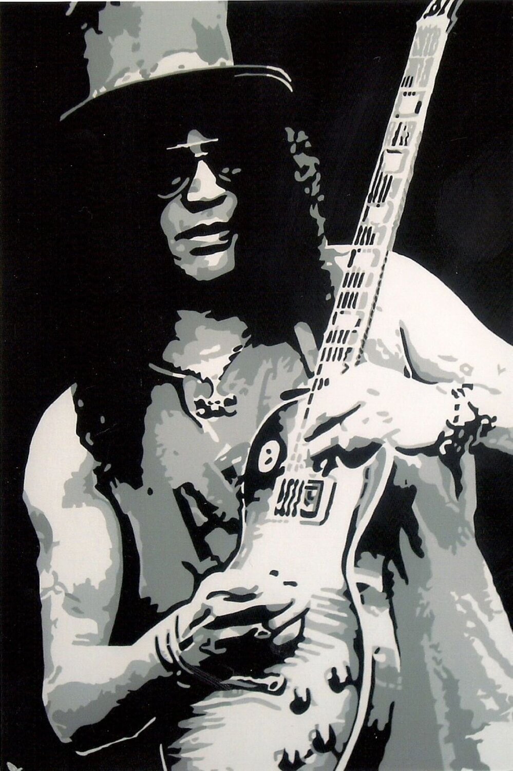 Guitariste  "  SLASH  " Adolphe BARBONI