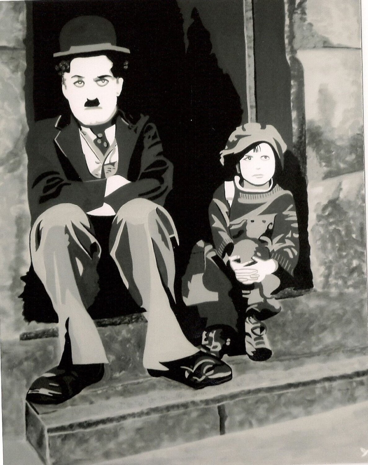 CHAPLIN  "  THE KID " Adolphe BARBONI