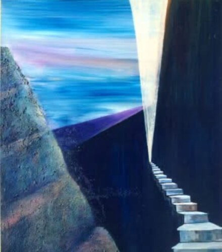 “Ascender sin miedo “ di Maria Luisa (LU) Martinto, Pittura in vendita su Singulart