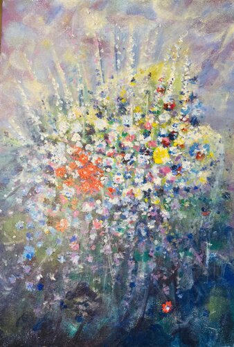 Balade champêtre di Karen Amsallem, Pittura in vendita su Singulart
