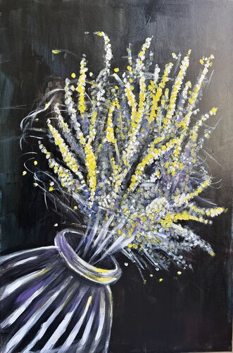 Fragment jaillissant von Karen Amsallem, Malerei kaufen auf Singulart