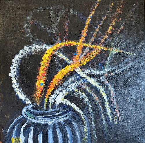 Danse chromatique van Karen Amsallem, Schilderij te koop op Singulart