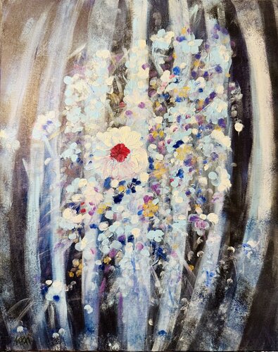 Hors vase by Karen Amsallem, Painting for Sale on Singulart