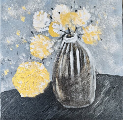 Souffle doré van Karen Amsallem, Schilderij te koop op Singulart