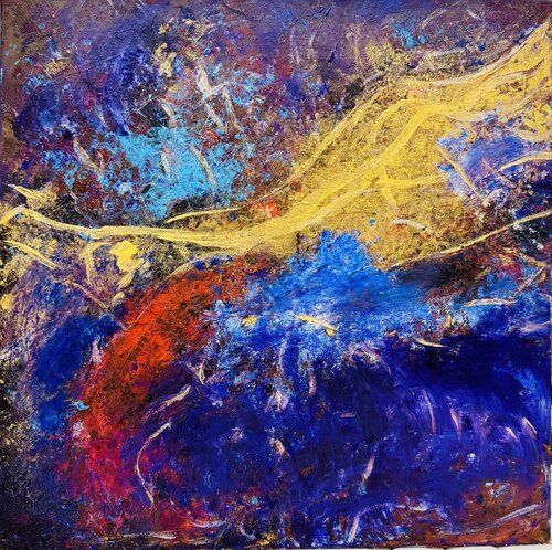 Sous terre di Karen Amsallem, Pittura in vendita su Singulart