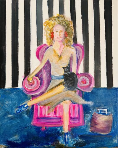 Paola by Karen Amsallem, Painting for Sale on Singulart
