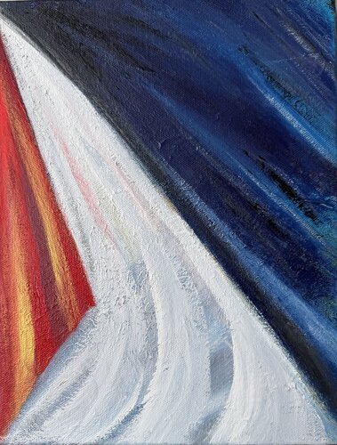 Drapeau français by Karen Amsallem, 회화 for Sale on Singulart